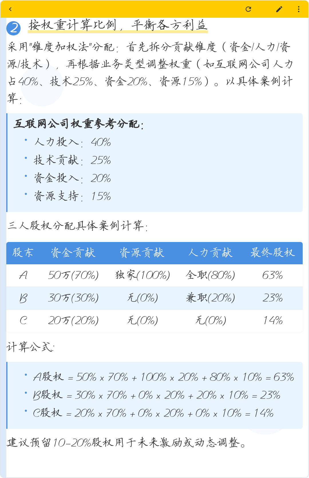 股权公平分配方案(股权公平分配方案是什么)宁德市